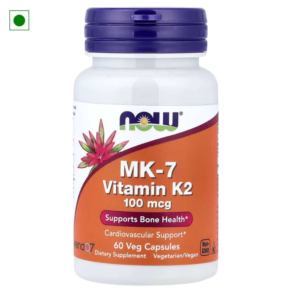 NOW Foods, MK-7 Vitamin K-2, 100 mcg, 60 Veg Capsules