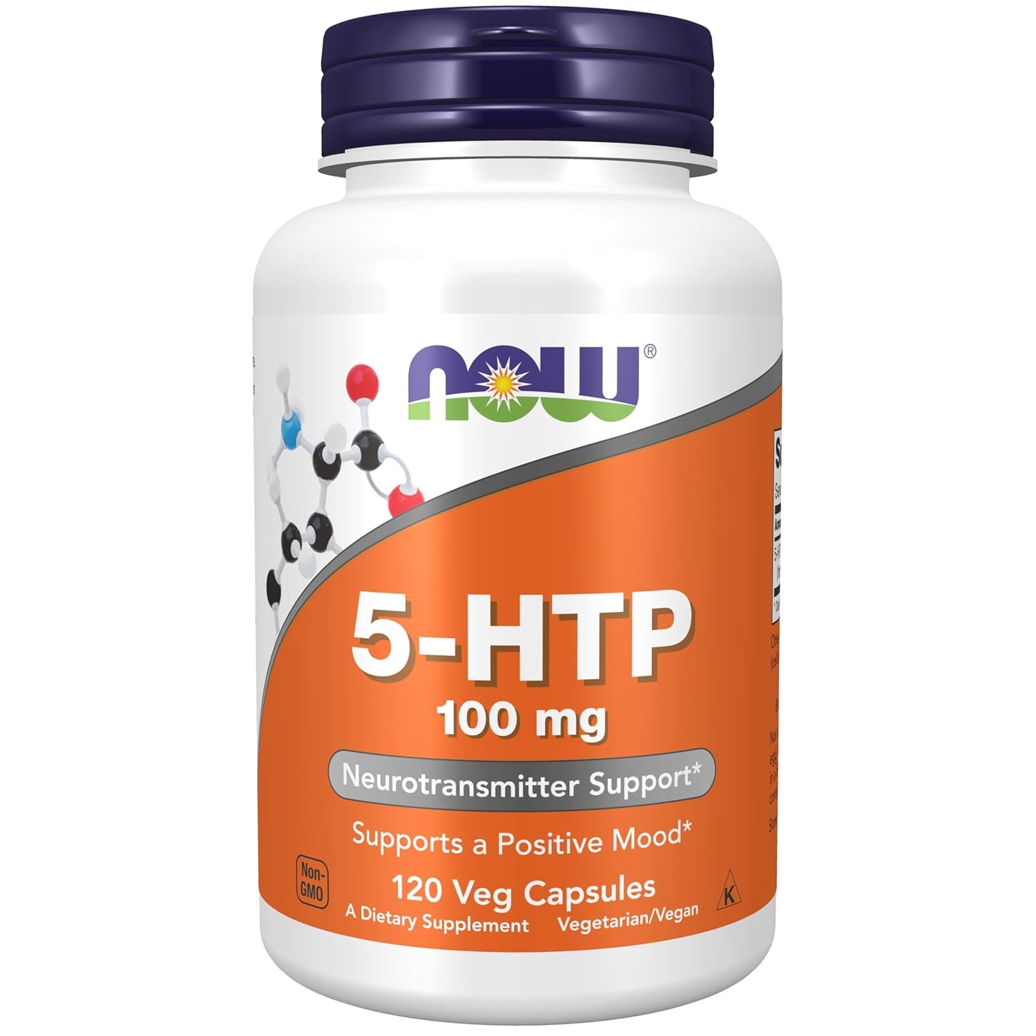 NOW Foods, 5-HTP, 100 mg, 120 Veg Capsules